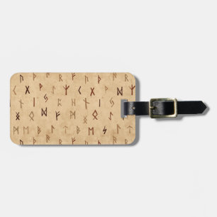 Runes Luggage Tag
