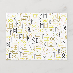 Runes Postcard