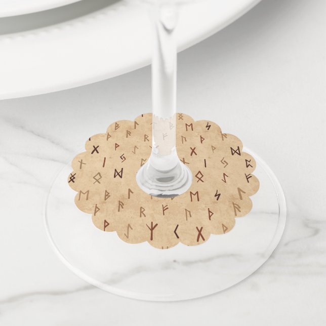 Runes Wine Tags (Close Up)