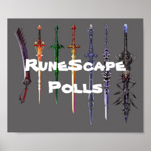 RuneScape Polls sword poster
