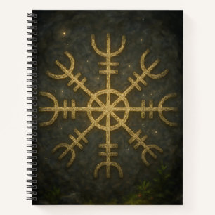 Runestone Ægishjálmur – Ancient Norse Protection S Notebook