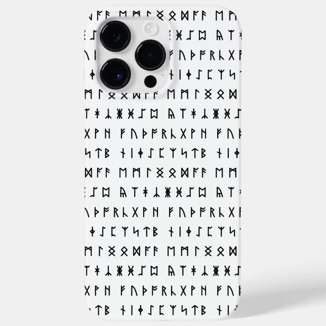 Runic Alphabet [Futhorc] Case-Mate iPhone Case (Back)