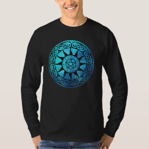 Runic Magical Pentacle Pagan Witchcraft Protection T-Shirt