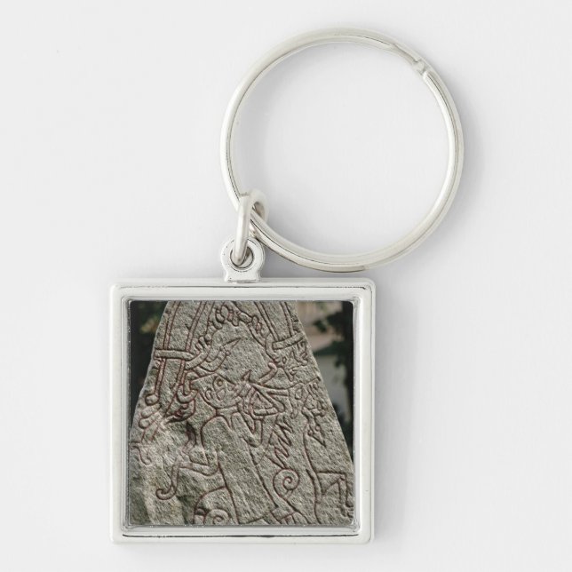 Runic stone key ring (Front)