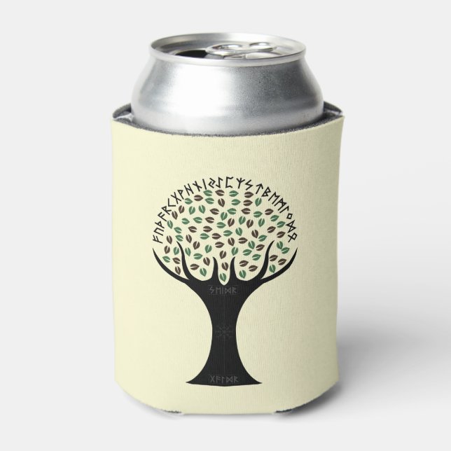 Runic Tree Can Cooler (Can Front)