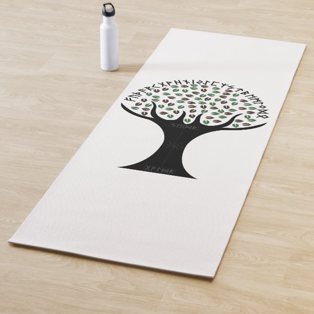 Runic Tree Yoga Mat (In Situ)