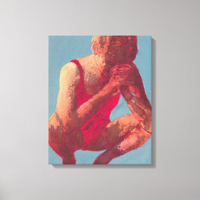 Runner 2011 canvas print (Front)