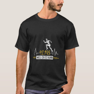 Runner 42.195 I CAN Run Funny Marathon T-Shirt