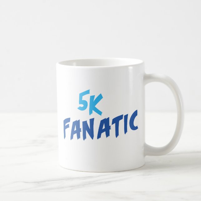 Runner 5k Fanatic Funny 3.1 Mile themed Mug (Right)