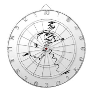 Runner cool illustration dartboard