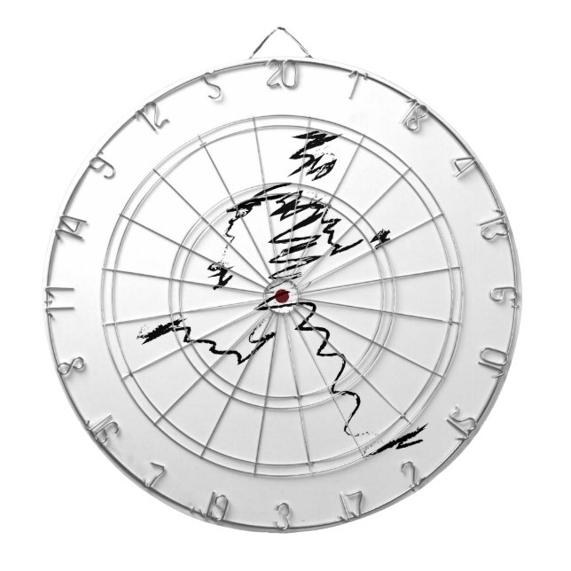 Runner cool illustration dartboard (Front)