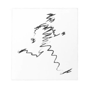 Runner cool illustration notepad