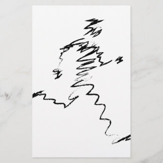 Runner cool illustration stationery