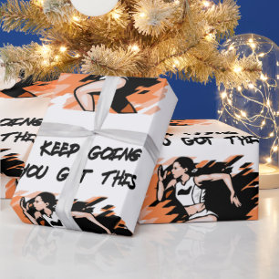Runner Cross Country    Wrapping Paper