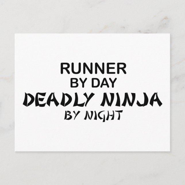 Runner Deadly Ninja by Night Postcard (Front)