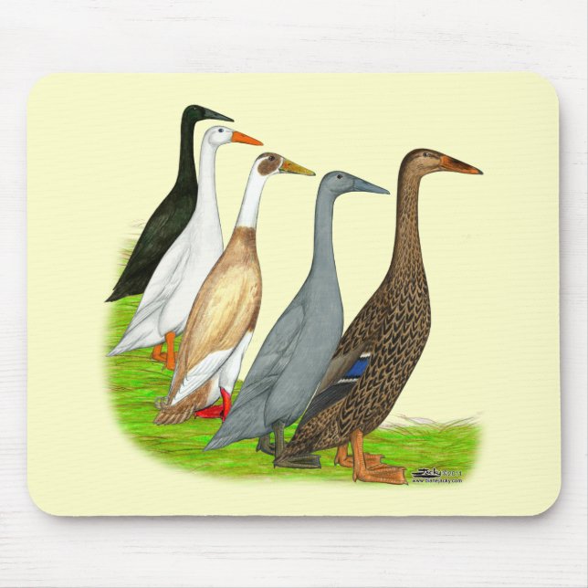 Runner Duck Assortment Mouse Mat (Front)