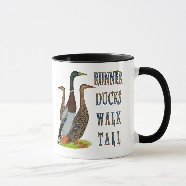 Runner Ducks Walk Tall Mug (Right)