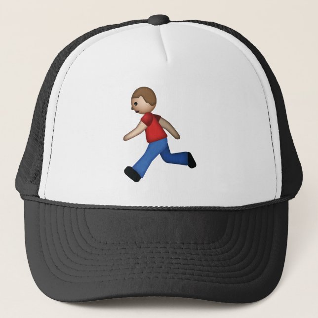 Runner Emoji Trucker Hat (Front)