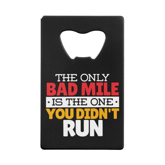 Runner - Funny Bad Mile Running Quote (Front)