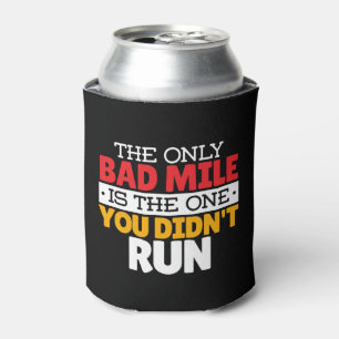Runner - Funny Bad Mile Running Quote Can Cooler