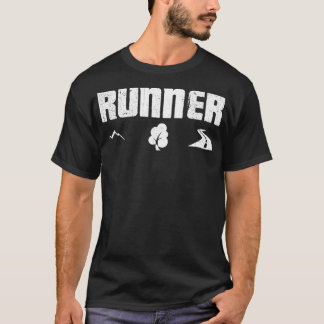 Runner Gift Mountain Forest Street Sport Running T-Shirt