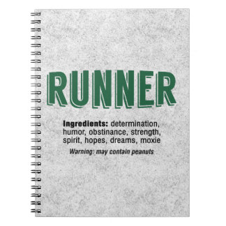 Runner Ingredients Notebook