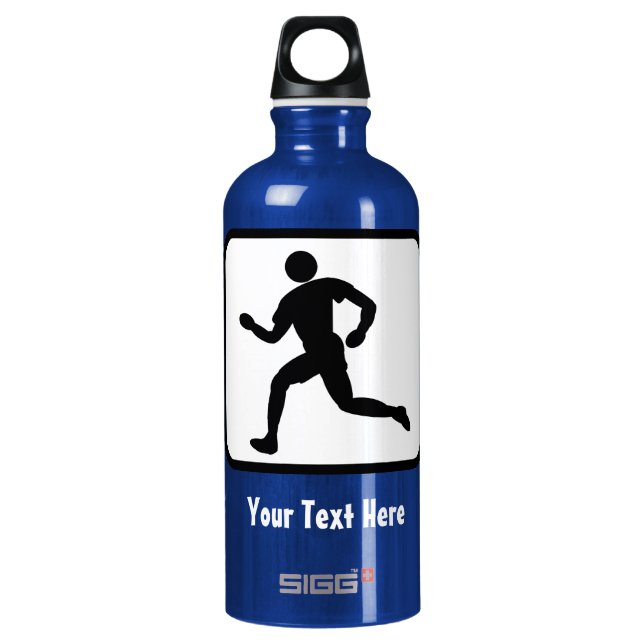 Runner Logo -- Customisable Water Bottle (Front)