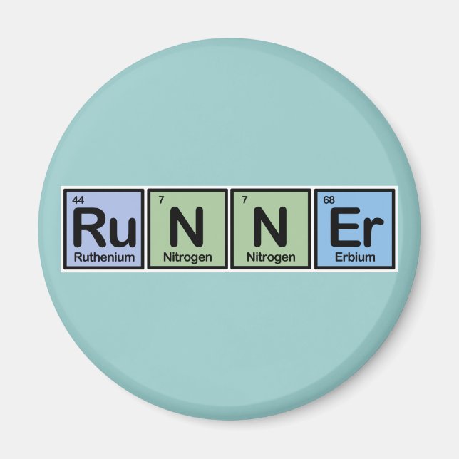 Runner made of Elements Magnet (Front)