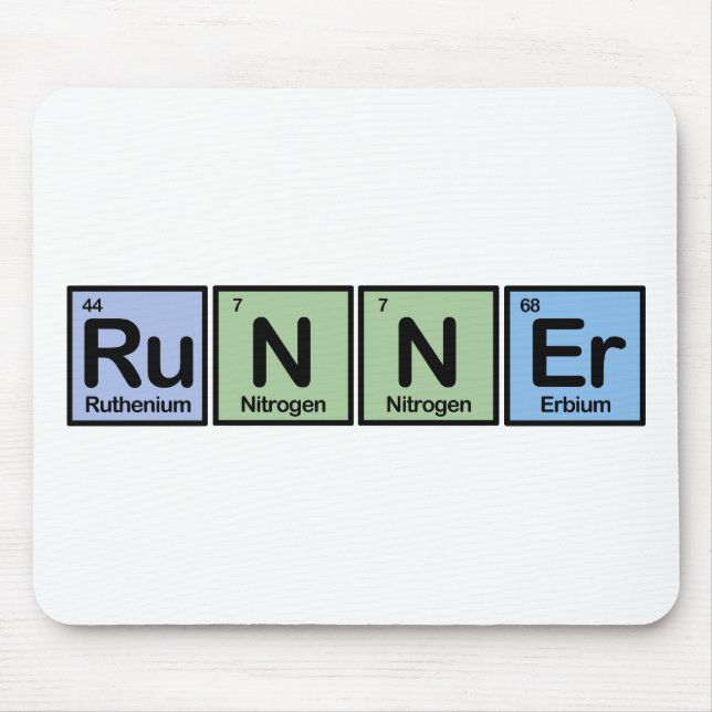 Runner made of Elements Mouse Mat (Front)