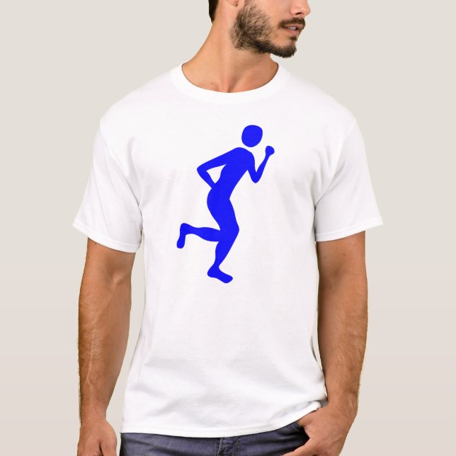 Runner (Male) - Blue T-Shirt (Front)