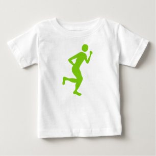 Runner (Male) - Martian Green Baby T-Shirt