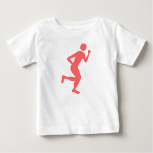 Runner (Male) - Tropical Pink Baby T-Shirt
