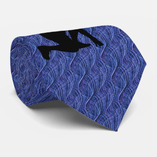 RUNNER MED. BLUE UNIQUE TIE