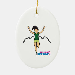 Runner - Medium Ceramic Tree Decoration