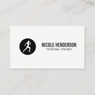 Runner Minimalist Business Card