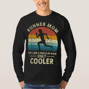 Runner Mum Funny Marathon Running Jogging Mothers  T-Shirt