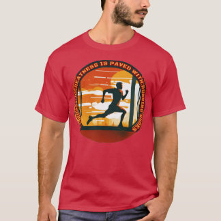 Runner  Paved with Running Shoes  T-Shirt