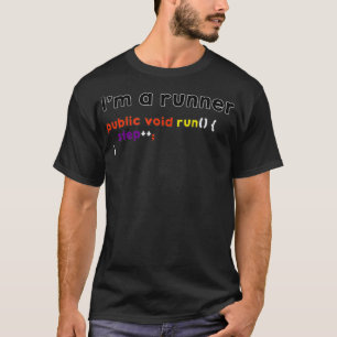 runner programmer developer devops linu geek T-Shirt