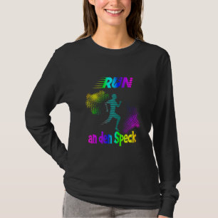 Runner Ran To The Bacon For Joggers Jogging Runnin T-Shirt