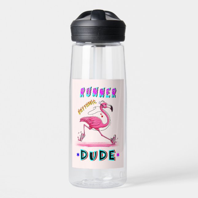 Runner Rhythmic Dude Water Bottle (Front)