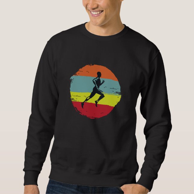 Runner Run Jogger Jogging Sweatshirt (Front)