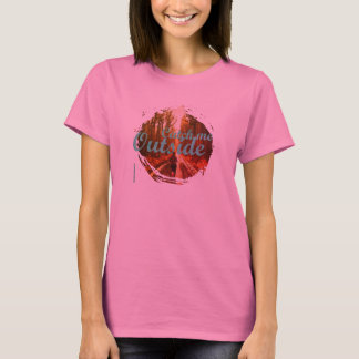 Runner Scoop Neck T-Shirt "Catch me Outside"