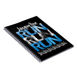 Runner Themed Personalised Option Run Run Run Notebook
