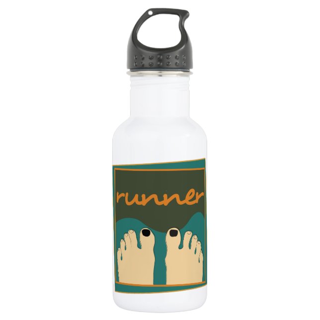 Runner Toes 532 Ml Water Bottle (Front)