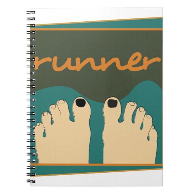 Runner Toes Notebook (Front)