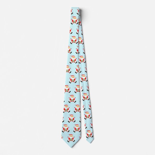 Runner Track and Field Christmas Tie (Front)