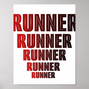 Runner Typography Design Poster