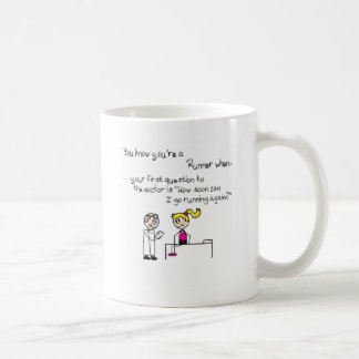 Runner when..doctor coffee mug