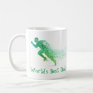 Runner World's Best Dad Quote Coffee Mug
