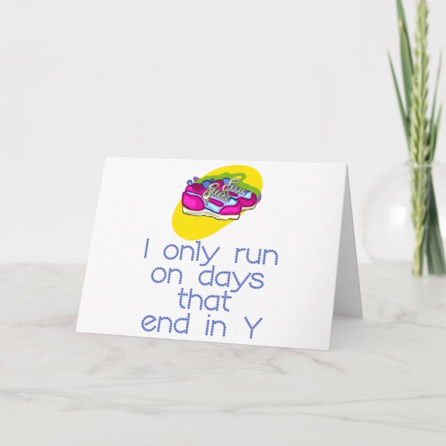 RunnerChick Days Holiday Card (Front)
